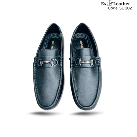 Premium Loafer with Doctor Insole-[LF-102]-Black