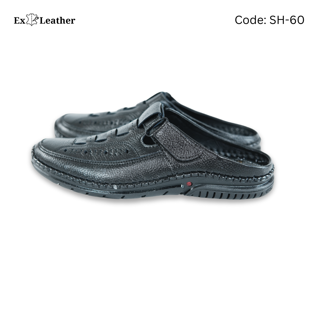 Premium Half Sacchi Shoes-[SH-60]-Black