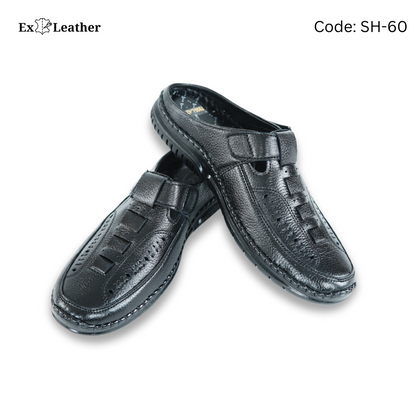 Premium Half Sacchi Shoes-[SH-60]-Black