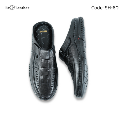 Premium Half Sacchi Shoes-[SH-60]-Black