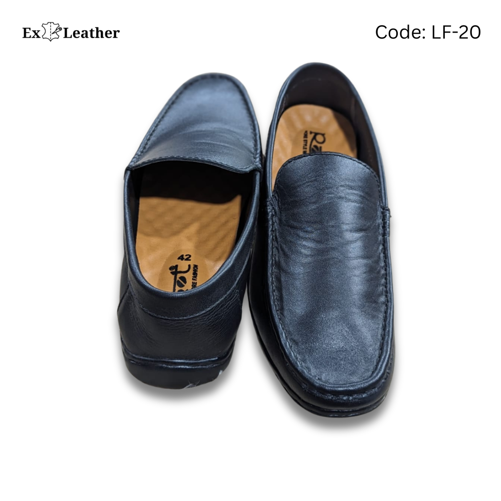 Premium Loafer Shoes-[LF-20]-Black